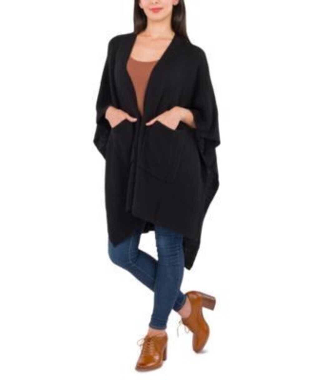 Patricia Nash Woven Shawl black ONE SIZE